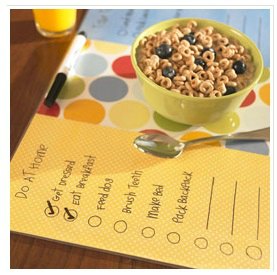 Checklist Placemat Craft