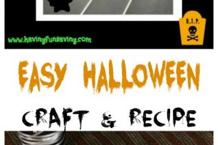 Easy Halloween Craft & Recipe on Food Wine Sunshine