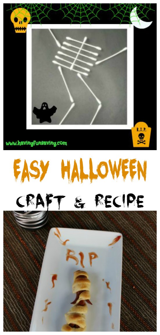 Easy Halloween Craft & Recipe on Food Wine Sunshine