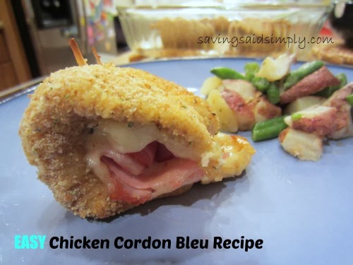 Easy Chicken Cordon Bleu Recipe