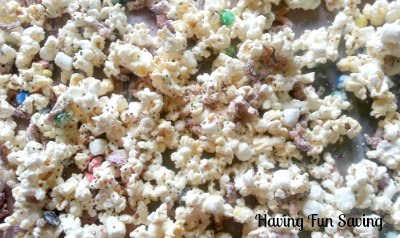 Funfetti Popcorn Mix Holiday Recipe