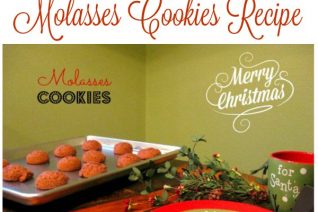 Homemade Molasses Cookies Recipe on Food Wine Sunshine