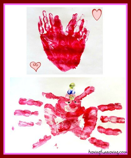 Handprint Animals Kids Craft