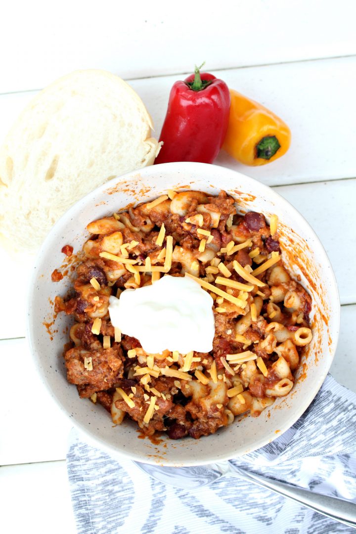 Easiest Slow Cooker Chili With Noodles Chili Recipes