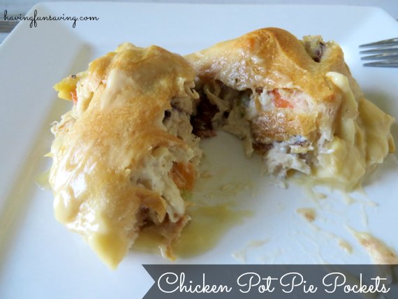 Chicken Pot Pie Pockets recipe