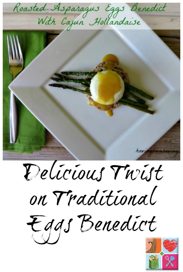 Roasted Asparagus Eggs Benedict With Cajun Hollandaise Recipe on Food Wine Sunshine and Cooking