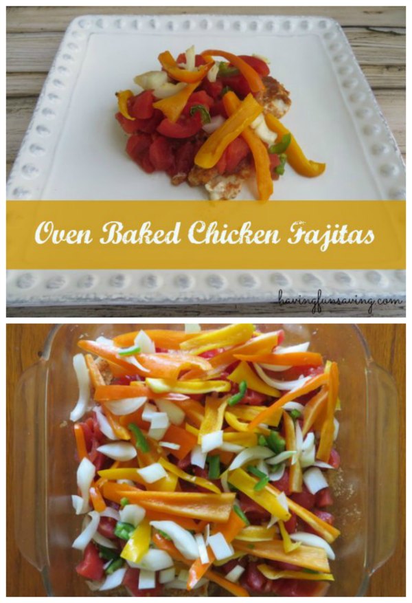 Oven Baked Chicken Fajita Recipe on Food Wine Sunshine and Cooking