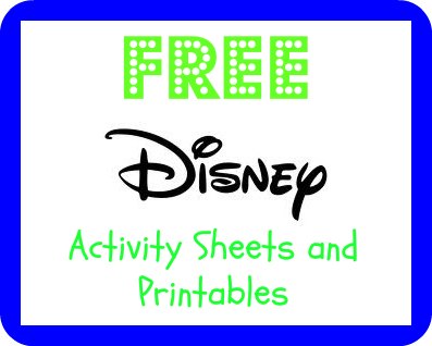 FREE Disney Printables – Frugal Family Fun