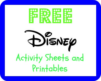 FREE Disney Printables – Frugal Family Fun