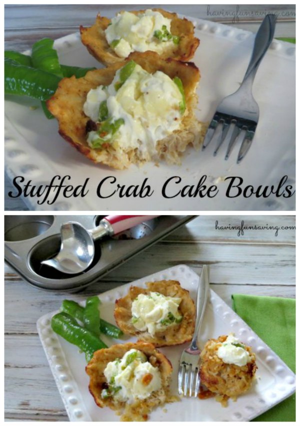 Stuffed Crab Cake Bowls Recipe on Food Wine Sunshine and Cooking