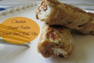 Chocolate Peanut Butter French Toast Roll Ups recipe