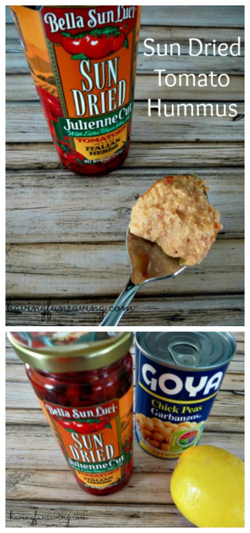 Best Sun dried Tomato Hummus 