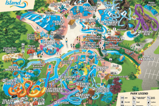 Adventure Island Park Map