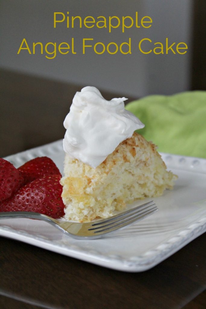 2 Ingredient Pineapple Angel Food Cake {VIDEO} Weight Watchers