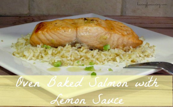 Baked Salmon with Lemon Sauce Recipe