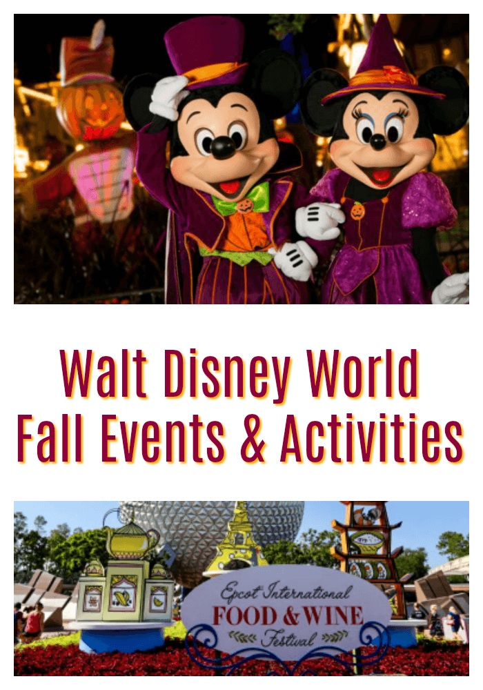 Walt Disney World Fall Events