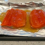 Honey Salmon baked in foil