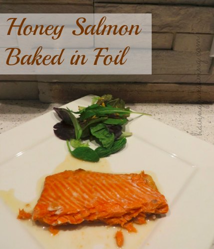 Easy Honey Salmon baked in foil 