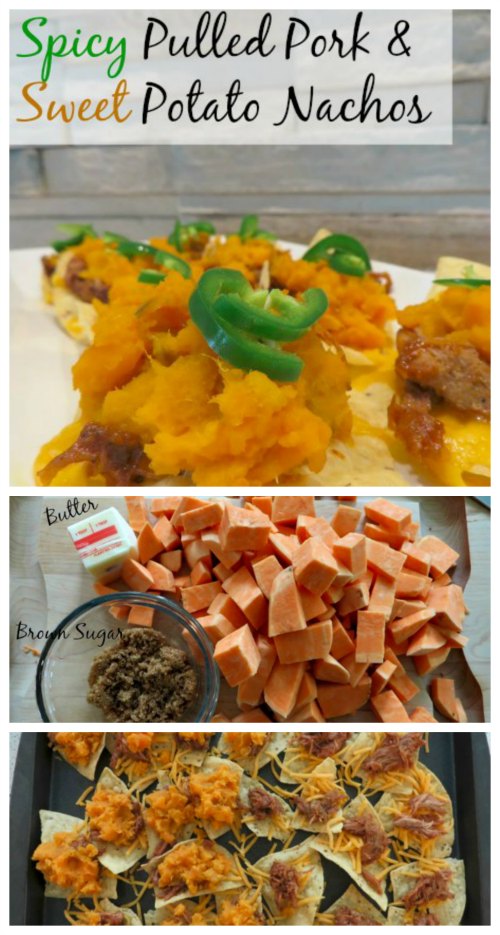 Spicy Pulled Pork & Sweet Potato Nachos Recipe on Food Wine Sunshine and Cooking