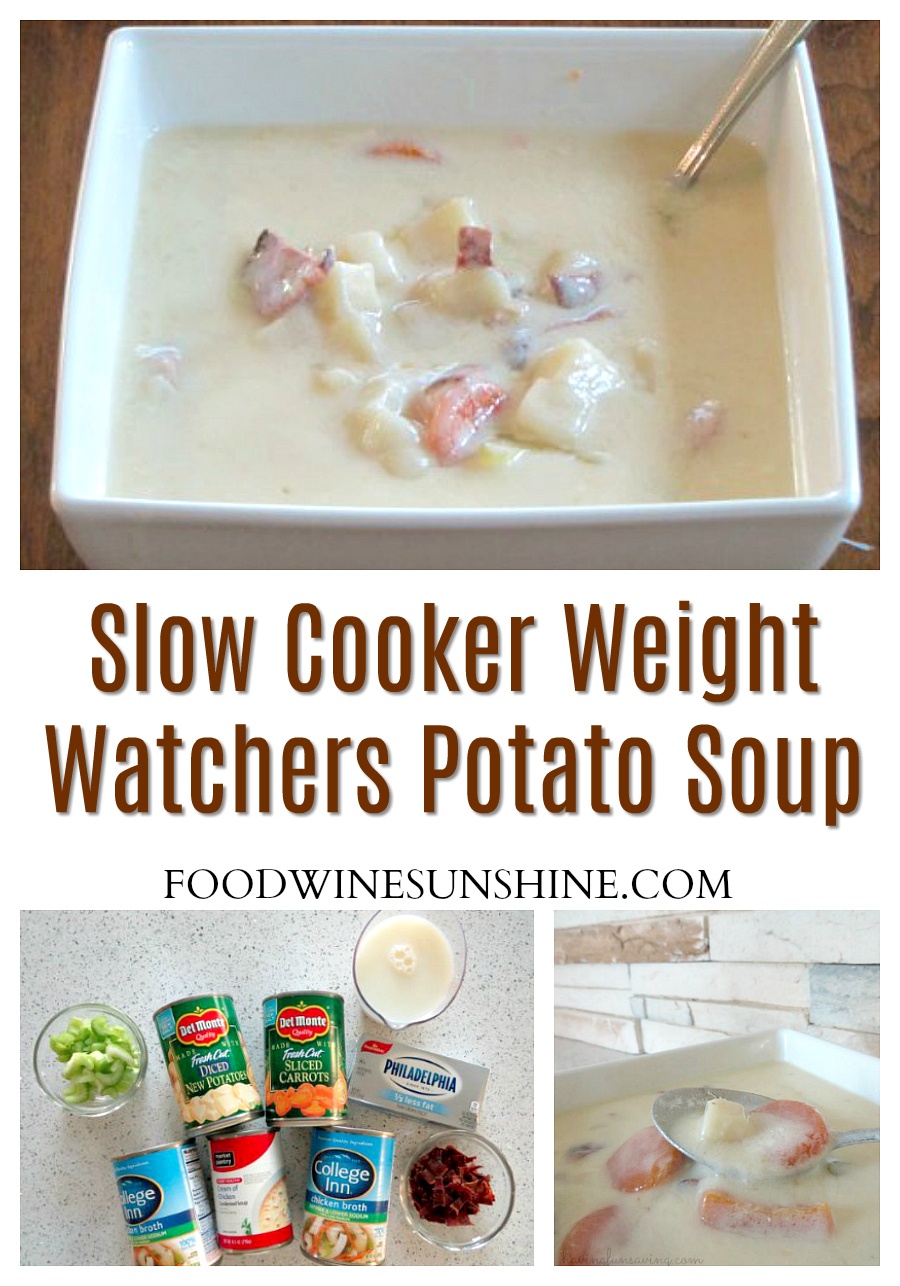 Slow Cooker Weight Watcher Potato Soup