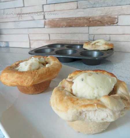 Chicken Pot Pie cupcakes recipe