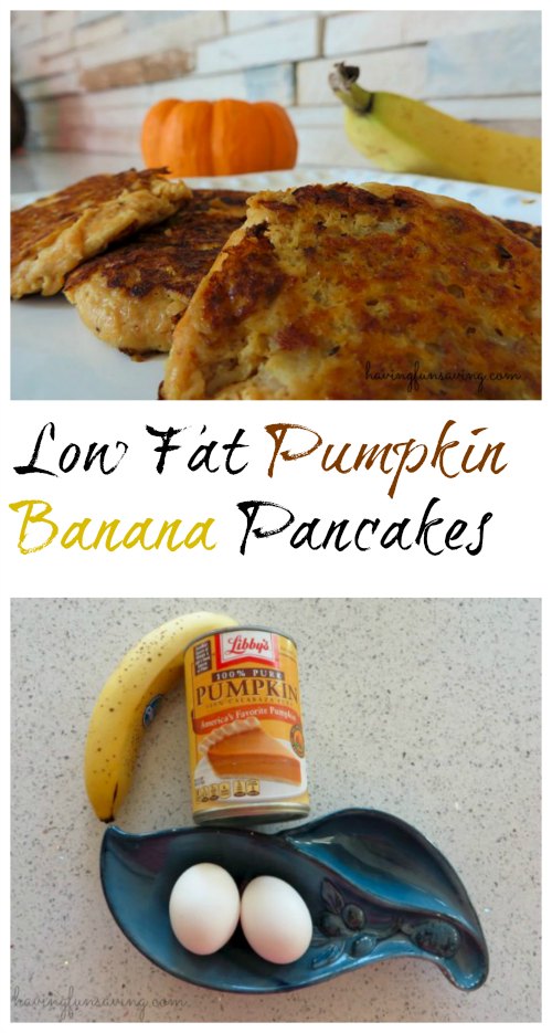 Low Fat Pumpkin Banana Pancakes Recipe