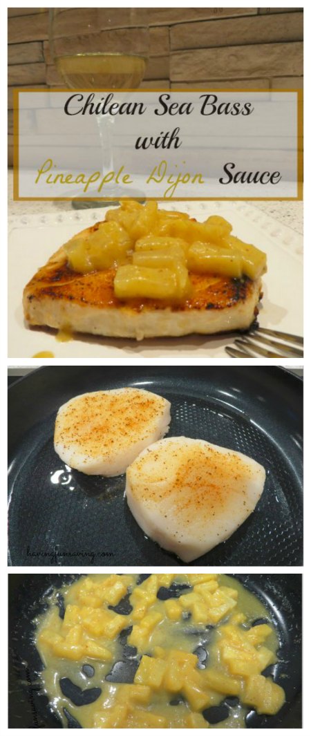 Chilean Sea Bass Recipe with Pineapple Dijon Sauce