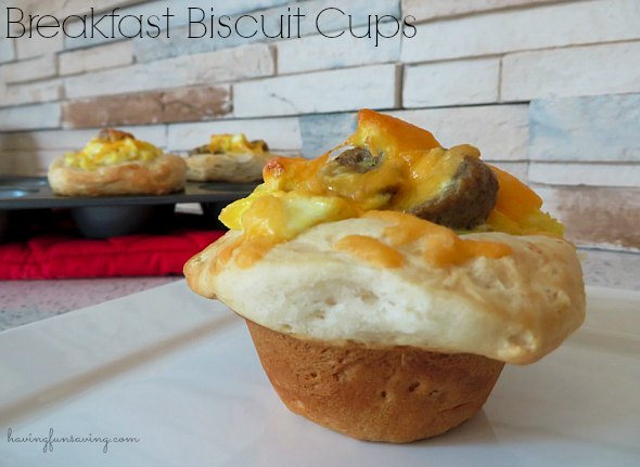 Easy Breakfast Biscuit Cups