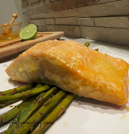 Honey Lime Baked Salmon