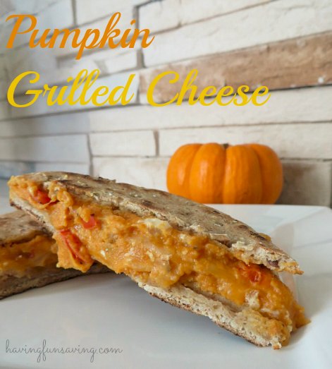 Pumpkin Grilled Cheese Sandwich