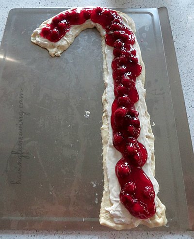 Holiday Fruit and cream cheese Danish