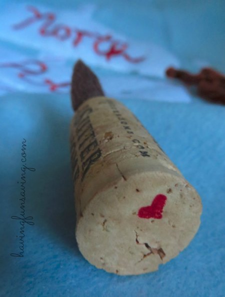 Cute Wine Cork Reindeer Craft