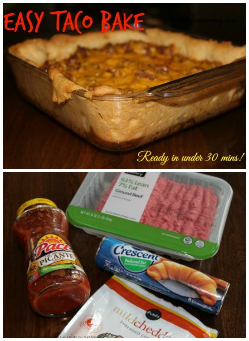 Taco Bake - Easy Family Meal on Food Wine Sunshine