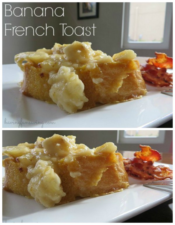 Delicious Banana French Toast 