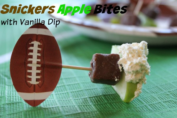 SNICKERS Apple Bites With Vanilla Dip – Big Game Treats