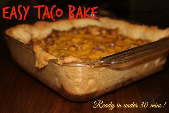 Taco Bake Recipe on Food Wine Sunshine and Cooking