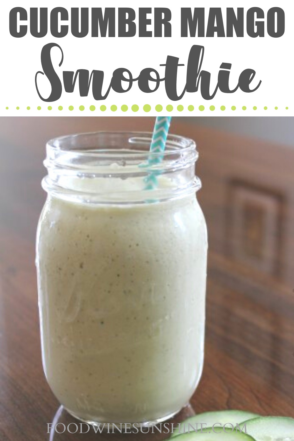 best cucumber mango smoothie