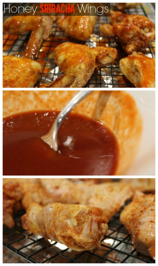 Honey Sriracha Wings 