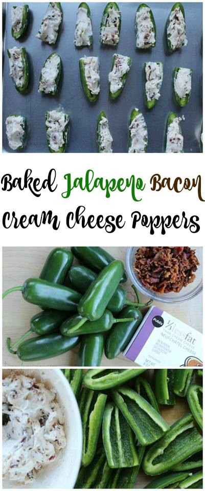 Best Baked Jalapeno Poppers with Cream Cheese and Bacon