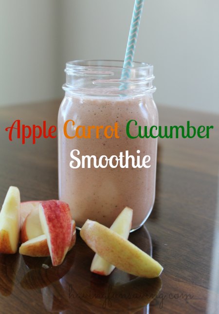 Apple Carrot Cucumber Smoothie 