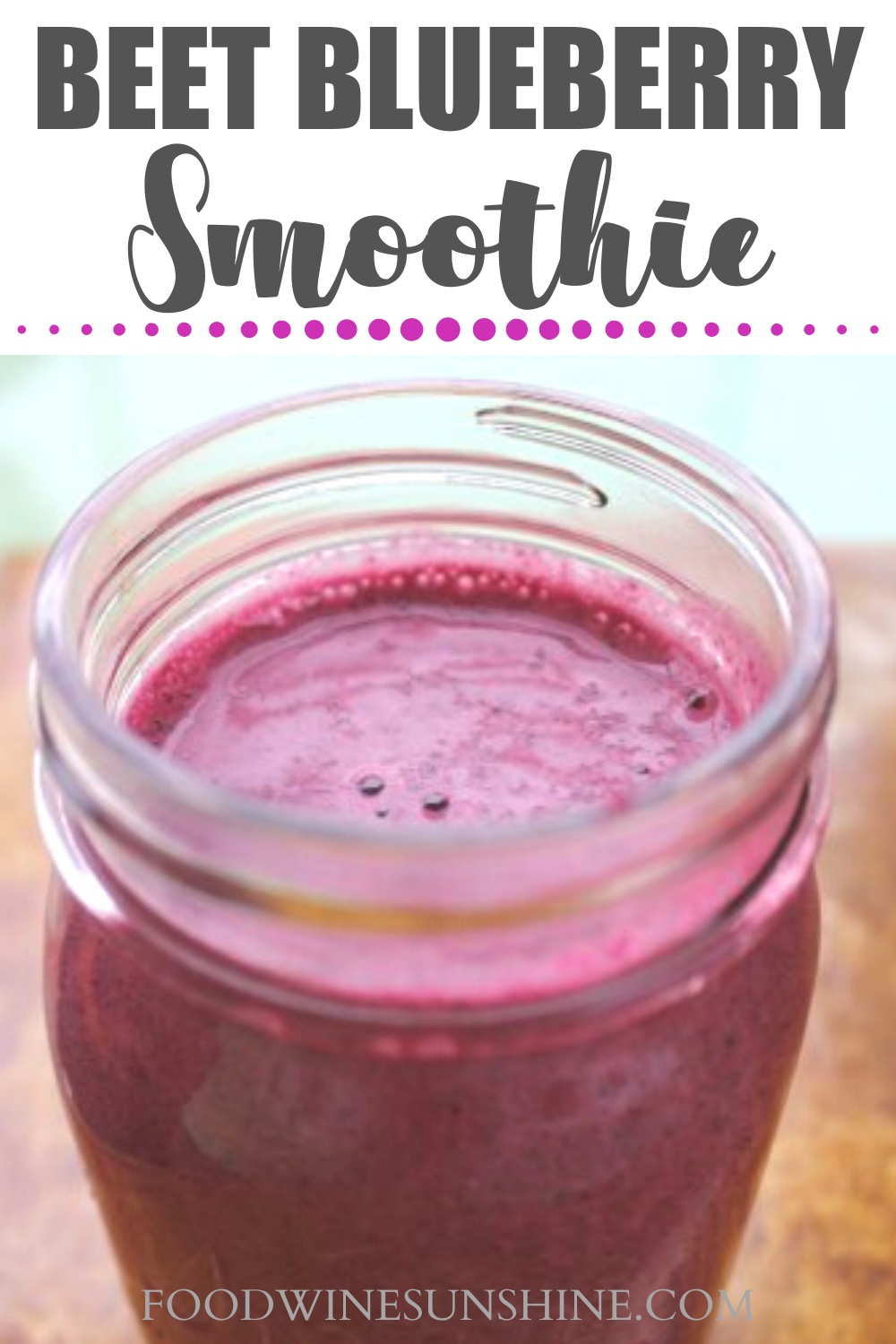 best beet blueberry smoothie