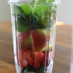 Strawberry Apple Green Smoothie