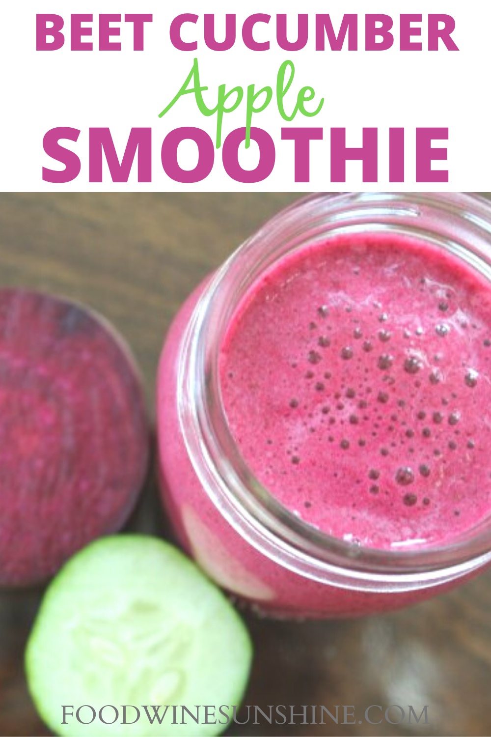 Beet Cucumber Apple Smoothie