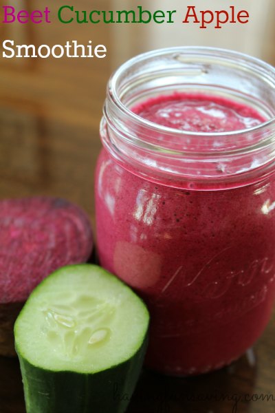 Beet Cucumber Apple Smoothie