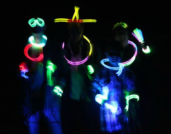 Glow party for kids