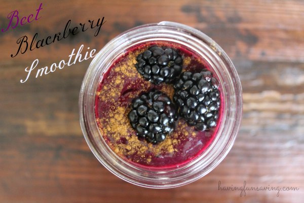 Blackberry Beet Protein Smoothie 