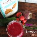 Beet Cucumber Smoothie made with Almond Milk