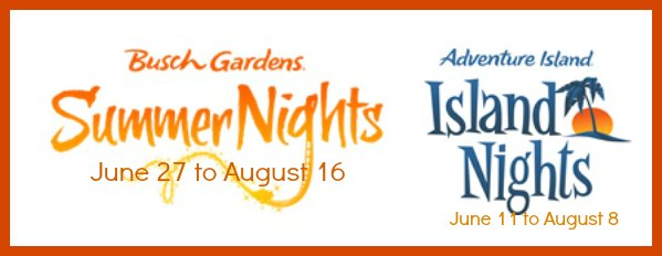 Busch Gardens Summer Nights 2015