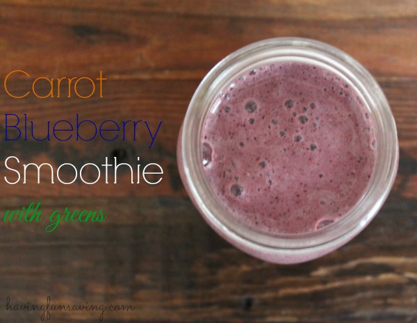 Carrot Blueberry Smoothie