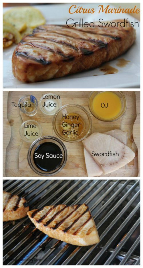 Easy Citrus Marinade Grilled Swordfish 